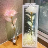 Creative souvenirs featuring glittering everlasting flowers and artificial roses for the Qixi Festival Item Picture